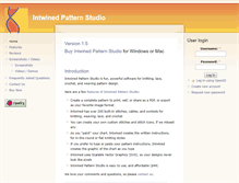 Tablet Screenshot of intwinedstudio.com